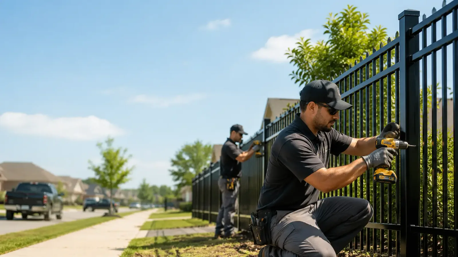 Metal Fence Installation in Clare, IL